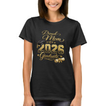 2026年卒業おめでとうTシャツ 自慢のママ