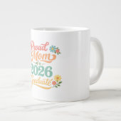 2026年卒業お母さんギフト ジャンボコーヒーマグカップ (正面右)