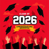 2026年卒業お祝いカード カード