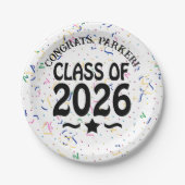 2026年卒業のスタークラス ペーパープレート (正面)