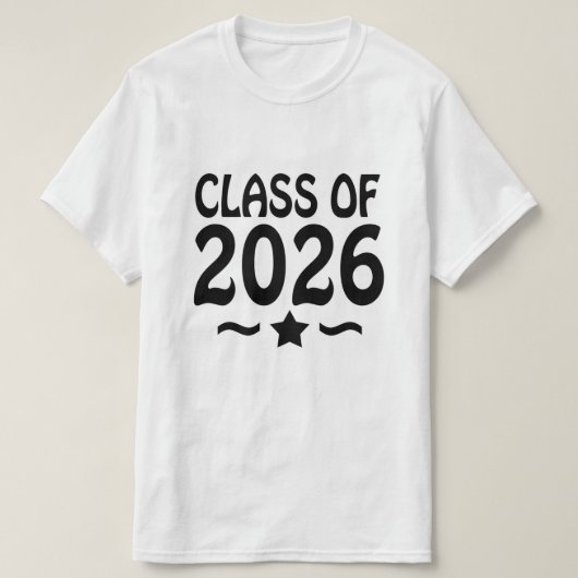 2026年卒業のスタークラス Tシャツ (デザイン正面)