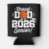2026年卒業のバスケットボール部シニアの父として誇り 缶クーラー (正面)