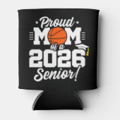 2026年卒業のバスケットボール部シニアの自慢の母 缶クーラー (正面)