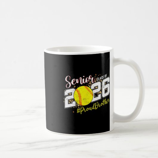 2026年卒業の自慢の兄 ソフツル 卒業式 コーヒーマグカップ (右)