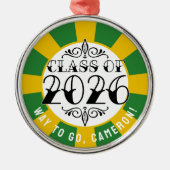 2026年卒業のTatクラス メタルオーナメント (正面)