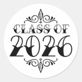 2026年卒業のTatクラス ラウンドシール (正面)