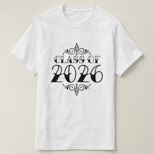 2026年卒業のTatクラス Tシャツ (デザイン正面)