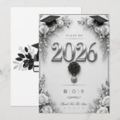 2026年卒業カード (正面/裏面)