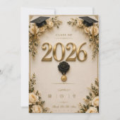 2026年卒業カード 日程お知らせ (正面)