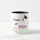 2026年卒業クラス コーヒーマグ マグカップ (中央)