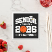 2026年卒業クラス バスケで決める時だ! スタンダードカクテルナプキン (インサイチュ)