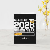 2026年卒業クラス ローディング 面白い 2026年シニア カード (黄色い花)