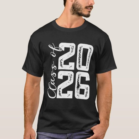 2026年卒業クラスTシャツ 高校卒業 Tシャツ (正面)