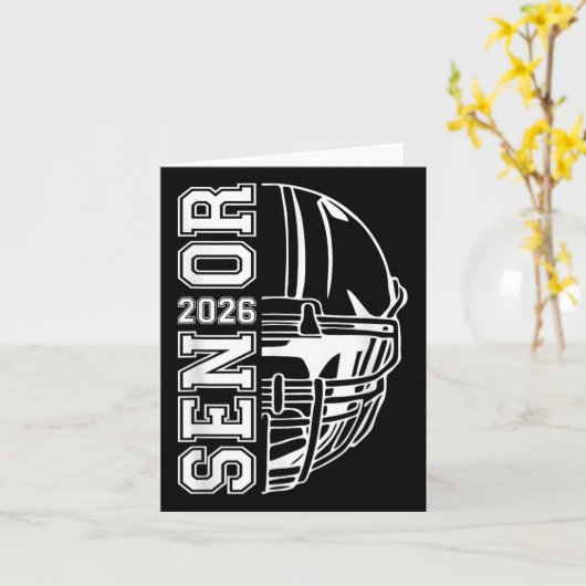 2026年卒業シニアCl American Foo カード (黄色い花)