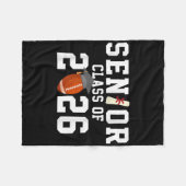 2026年卒業シニアCl American Foo フリースブランケット (正面(横))