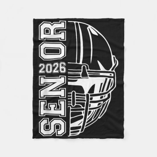 2026年卒業シニアCl American Foo フリースブランケット (正面)