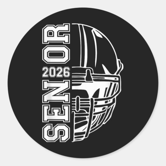 2026年卒業シニアCl American Foo ラウンドシール (正面)