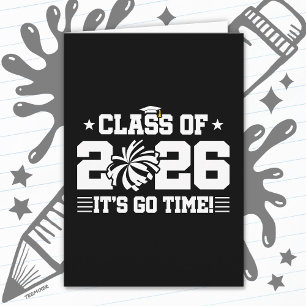 2026年卒業チア「It's Go Time」名言 カード