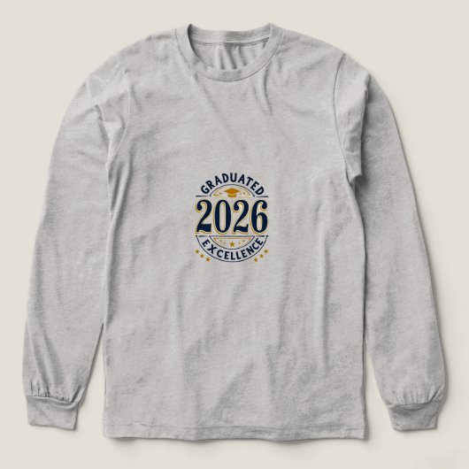 2026年卒業デザイン トライブレンドTシャツ (デザイン正面)