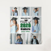 2026年卒業パーティーフォトコラージュ タペストリー (正面)
