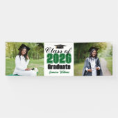 2026年卒業パーティー緑クラス記念写真ワイド 横断幕 (横)