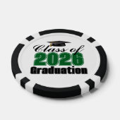 2026年卒業パーティー グリーンクラス ポーカーチップ (シングル)