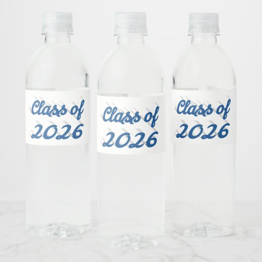 2026年卒業ブルースクリプト卒業 ペットボトルラベル (ボトル)