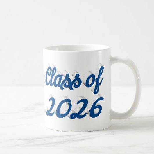 2026年卒業ブルースクリプト学位授与式 コーヒーマグカップ (右)