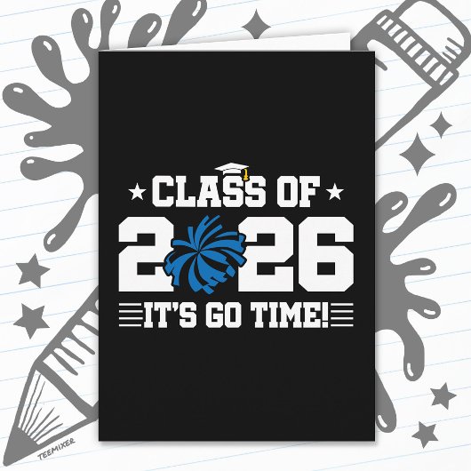 2026年卒業ブルーチアリーダー It's Go Time カード