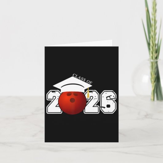 2026年卒業ボーリング研究科贈呈 カード (正面)