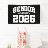 2026年卒業予定の上級生向けの卒業の引用 横断幕 (インサイチュ)