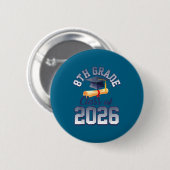 2026年卒業予定の8年生 缶バッジ (正面&裏面)