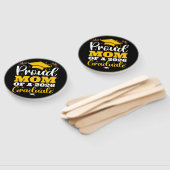 2026年卒業式お母さんおめでとうグッズ 名前入り ハンドファン (組立なし)