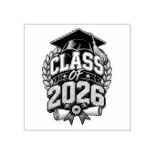 2026年卒業式お祝いデザイン ラバースタンプ (インプリント)