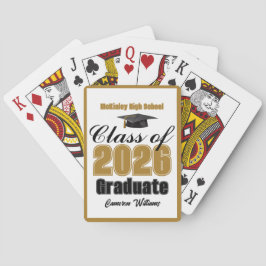 2026年卒業式ゴールドクラス カスタムパーティーグッズ トランプ