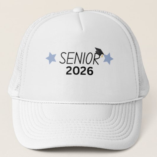 2026年卒業式ハット クラスオブ2026 キャップ (正面)