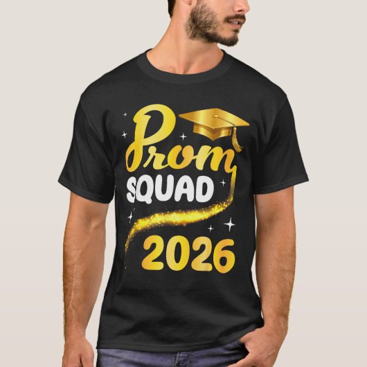 2026年卒業式プロム仲間 高校卒業クラス schoolP Tシャツ (正面)