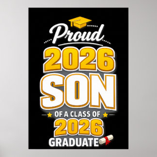 2026年卒業生の息子として誇りに思う ポスター
