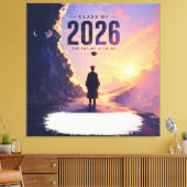 2026年卒業生の未来への道 デザイン キャンバスプリント (インサイチュ (リビング))