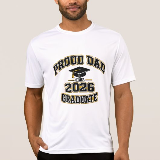 2026年卒業生の父として誇り Tシャツ (正面)