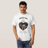 2026年卒業生の自慢のパパTシャツ Tシャツ (正面フル)