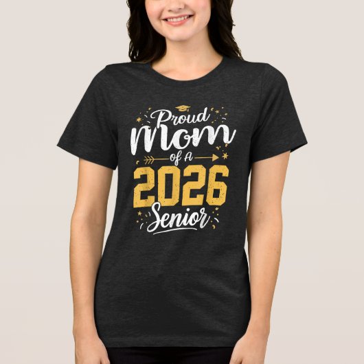 2026年卒業生の自慢のママ 2026年卒業生 トライブレンドＴシャツ (正面)