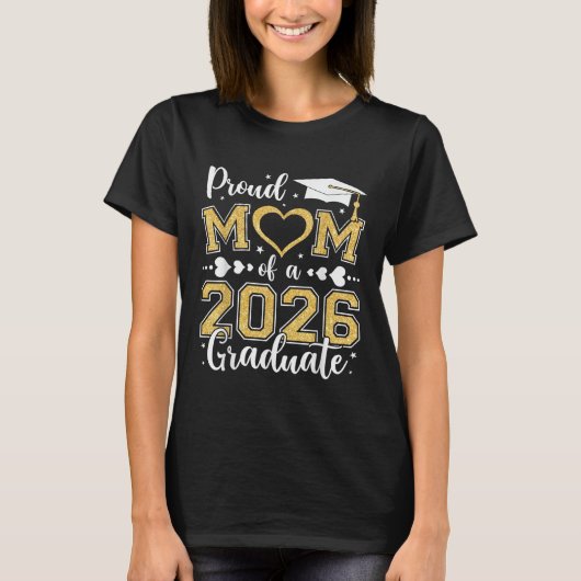 2026年卒業生の自慢のママ 2026年卒業生 Tシャツ (正面)