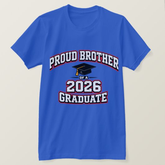 2026年卒業生の自慢の兄 Tシャツ (デザイン正面)