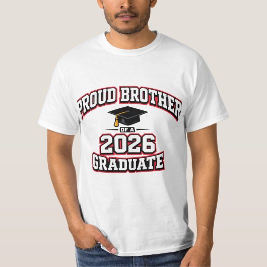 2026年卒業生の自慢の兄 Tシャツ (正面)