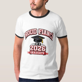 2026年卒業生の自慢の婚約者 ヴァーシティー Tシャツ
