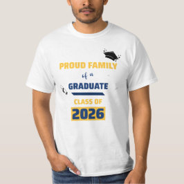 2026年卒業生の自慢の家族 Tシャツ