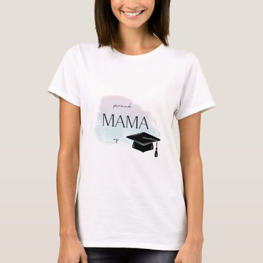2026年卒業生の自慢の母 Tシャツ (正面)