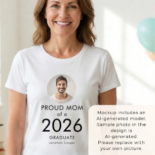 2026年卒業生の自慢の母 Tシャツ