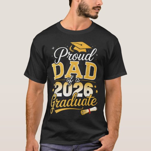 2026年卒業生の自慢の父 Tシャツ (正面)